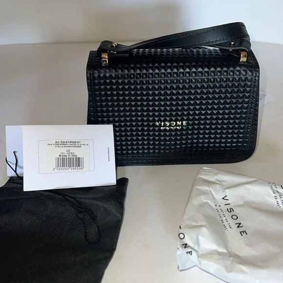 YOOX Mini leather handbag - Made in Italy - Picture 6 of 6